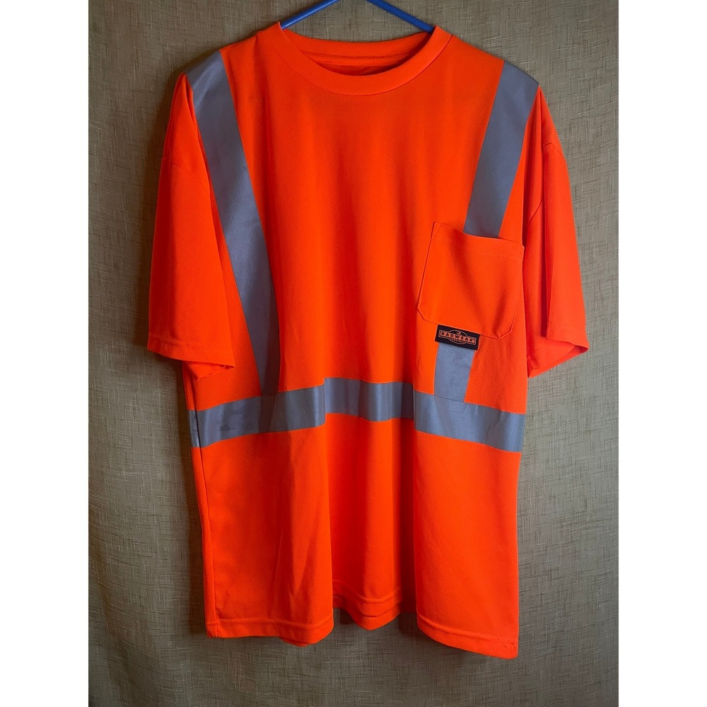 Radwear Hi Vis Reflective Safety Work‎ T-Shirt High Visibility Orange